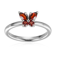 Mozambique Garnet Silver Ring