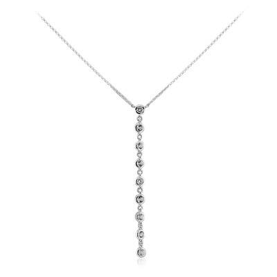 White Topaz Silver Necklace