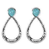 Turquoise Silver Earrings
