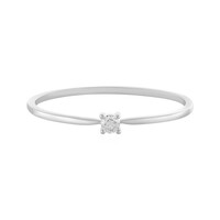 SI1 (H) Diamond Platinum Ring