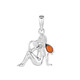 Baltic Amber Silver Pendant (dagen)