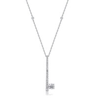 14K SI2 (H) Diamond Gold Necklace (CIRARI)