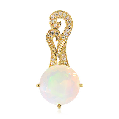 Welo Opal Silver Pendant