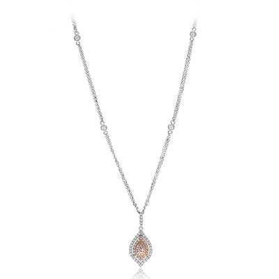18K I1 Pink Diamond Gold Necklace (CIRARI)