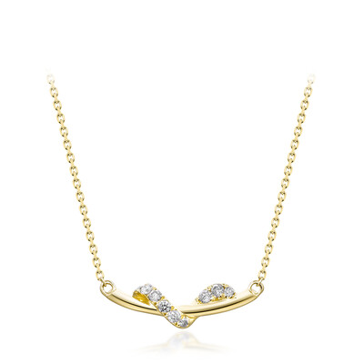14K I1 (H) Diamond Gold Necklace (CIRARI)