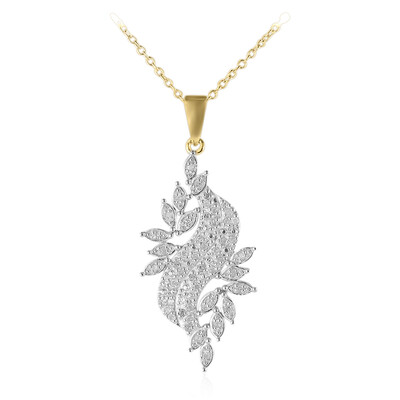 I3 (I) Diamond Silver Necklace