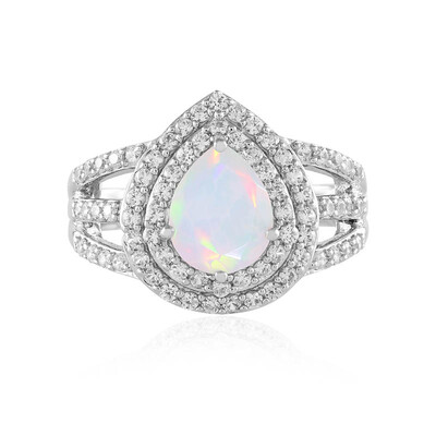 Welo Opal Silver Ring