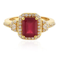 Madagascar Ruby Silver Ring