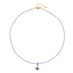 Tanzanite Silver Necklace
