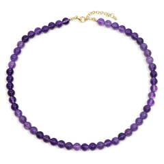 Zambian Amethyst Silver Necklace