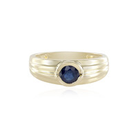 9K Blue Sapphire Gold Ring