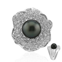 Tahitian Pearl Silver Ring (TPC)