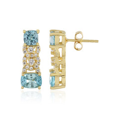 Ratanakiri Zircon Silver Earrings (Adela Silber)
