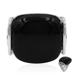 Black Onyx Silver Ring
