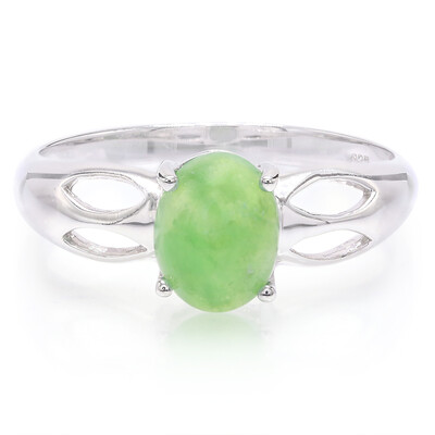 Imperial Chrysoprase Silver Ring
