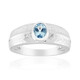Mozambique Aquamarine Silver Ring (Pallanova)