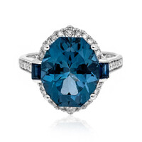 14K London Blue Topaz Gold Ring