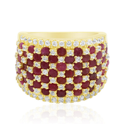 Ruby Silver Ring
