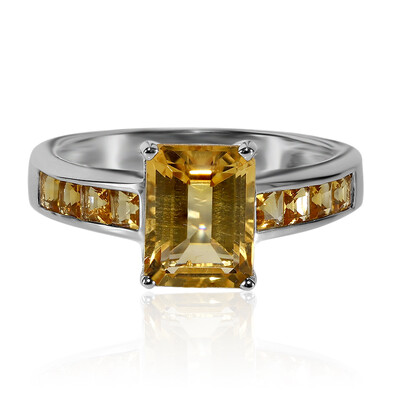 Citrine Silver Ring