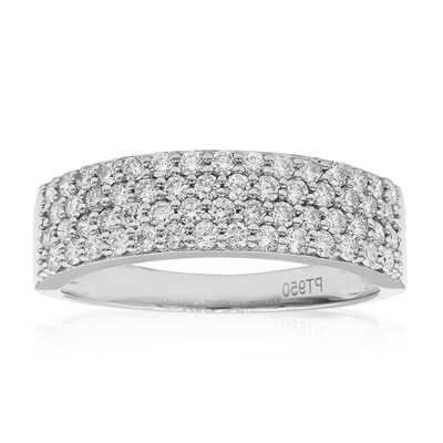 SI2 (G) Diamond Platinum Ring