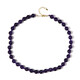 Zambian Amethyst Silver Necklace (Adela Silber)