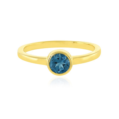 London Blue Topaz Silver Ring