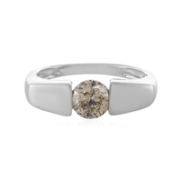 14K I2 Champagne Diamond Gold Ring