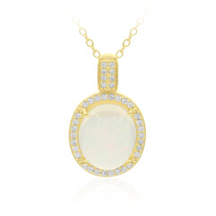 Welo Opal Silver Necklace