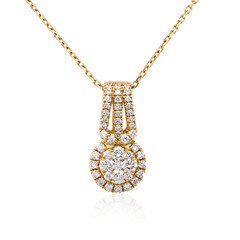 18K Flawless (F) Diamond Gold Necklace (LUCENT DIAMONDS)
