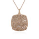Champagne Zircon Silver Necklace (KM by Juwelo)