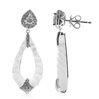 14K SI1 (H) Diamond Gold Earrings (CIRARI)