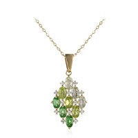 Tsavorite Silver Necklace