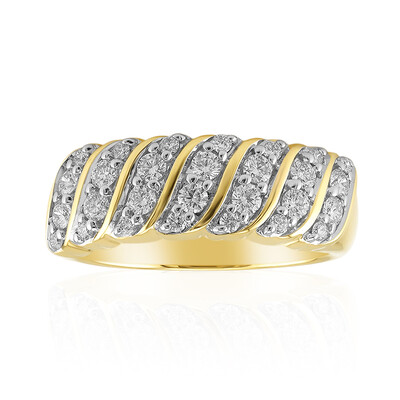 14K VVS1 (G) Diamond Gold Ring (Annette)