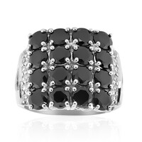 Black Onyx Silver Ring
