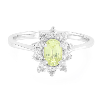 Brazilian Chrysoberyl Silver Ring