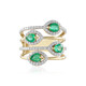 14K Zambian Emerald Gold Ring (SUHANA)