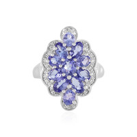 Tanzanite Silver Ring
