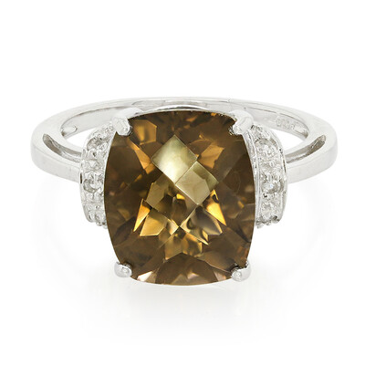 Smoky Quartz Silver Ring