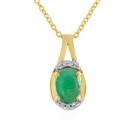 Socoto Emerald Silver Necklace