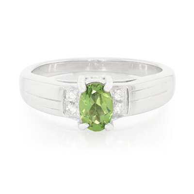 Russian Apatite Silver Ring
