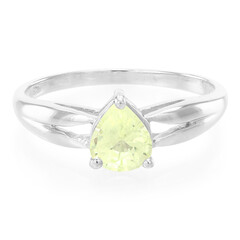Brazilian Chrysoberyl Silver Ring