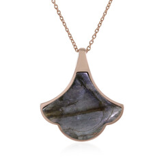 Purple Maniry Labradorite Silver Necklace (KM by Juwelo)