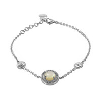 Abalone Shell Silver Bracelet