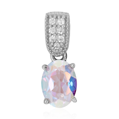 Moonlight Topaz Silver Pendant