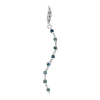 Fancy Diamond Silver Pendant