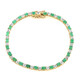 Socoto Emerald Silver Bracelet
