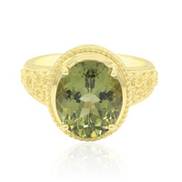 9K Fort Dauphin Apatite Gold Ring (Tenner Diniz)