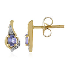 Tanzanite Silver Earrings