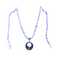 Zircon Silver Necklace (Riya)