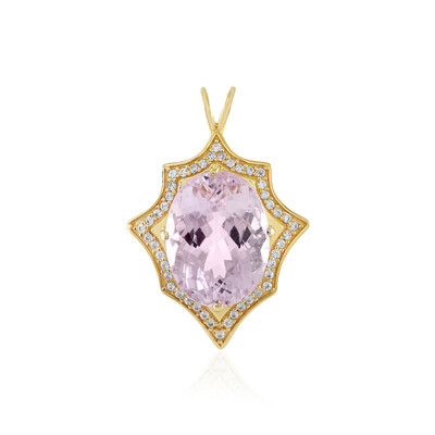 Kunzite Silver Pendant